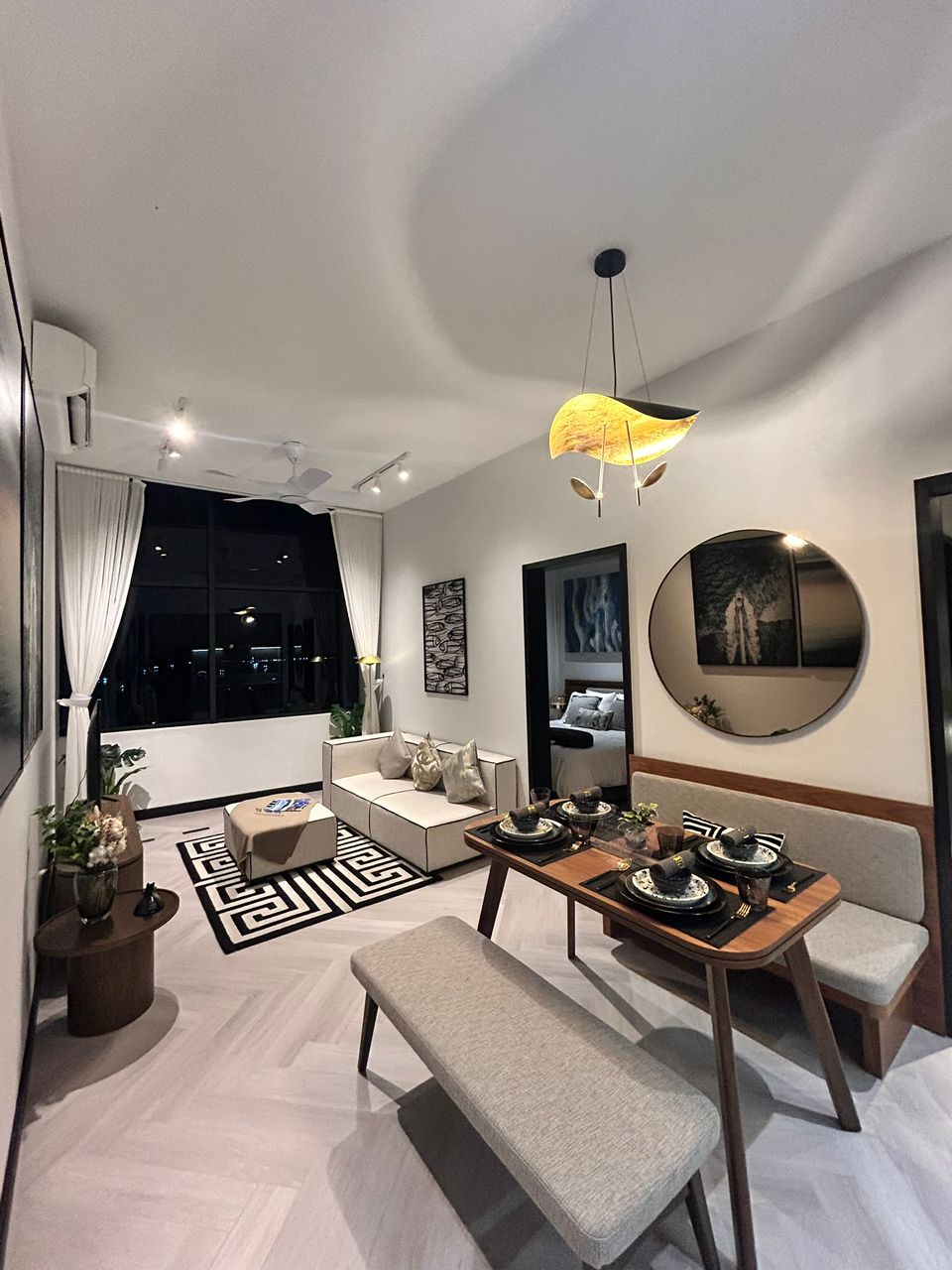 Luxury Living Room Design - Q Suites Jesselton Quay